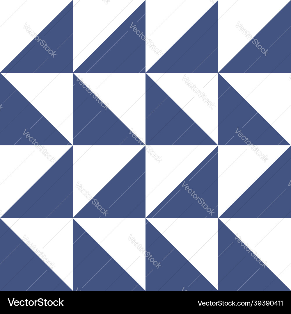 Geometric abstract pattern in retro colors Vector Image