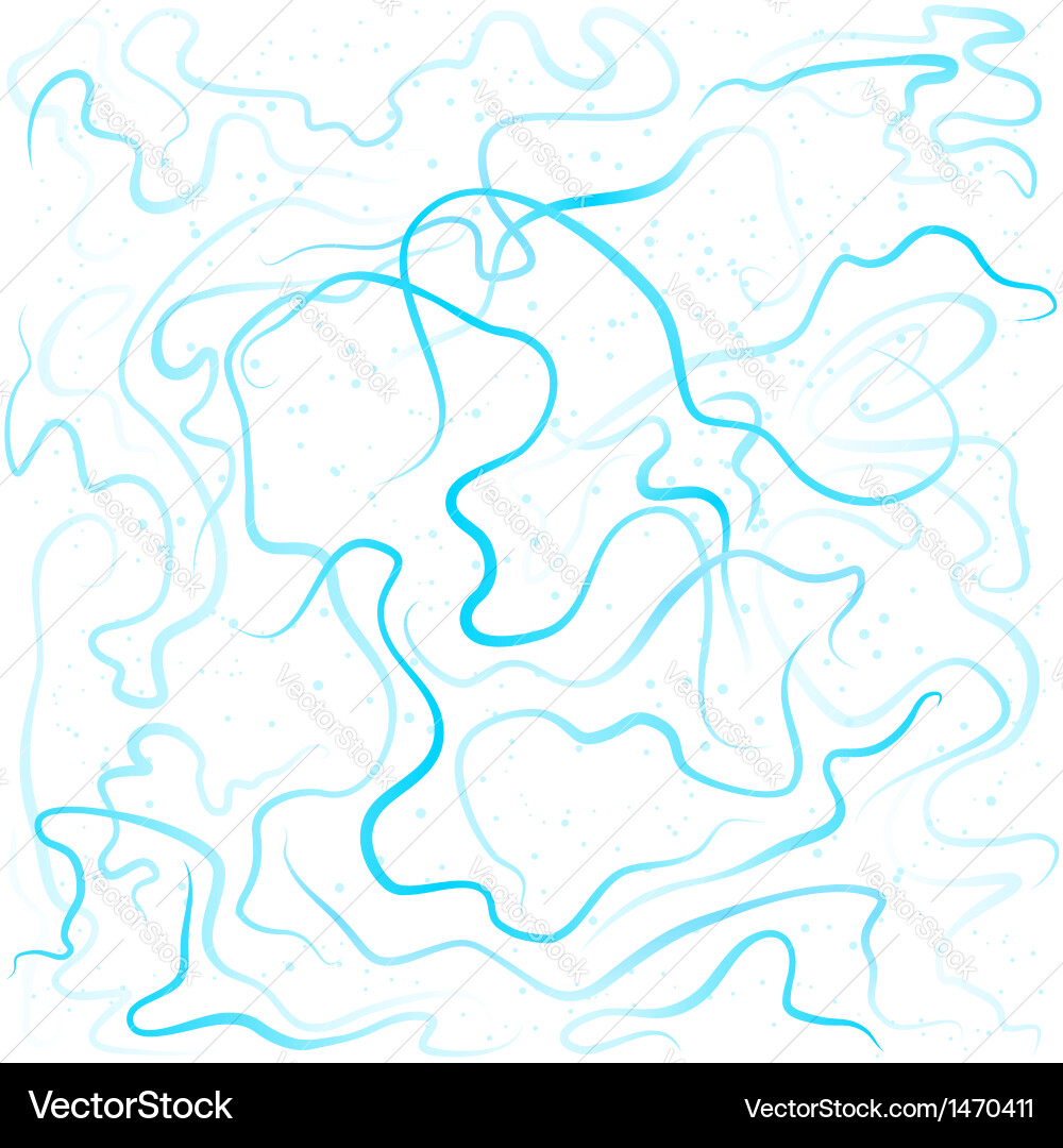 Light abstract background of wavy lines vector image