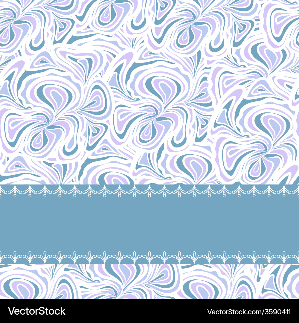 Light blue pattern with stripe vector image