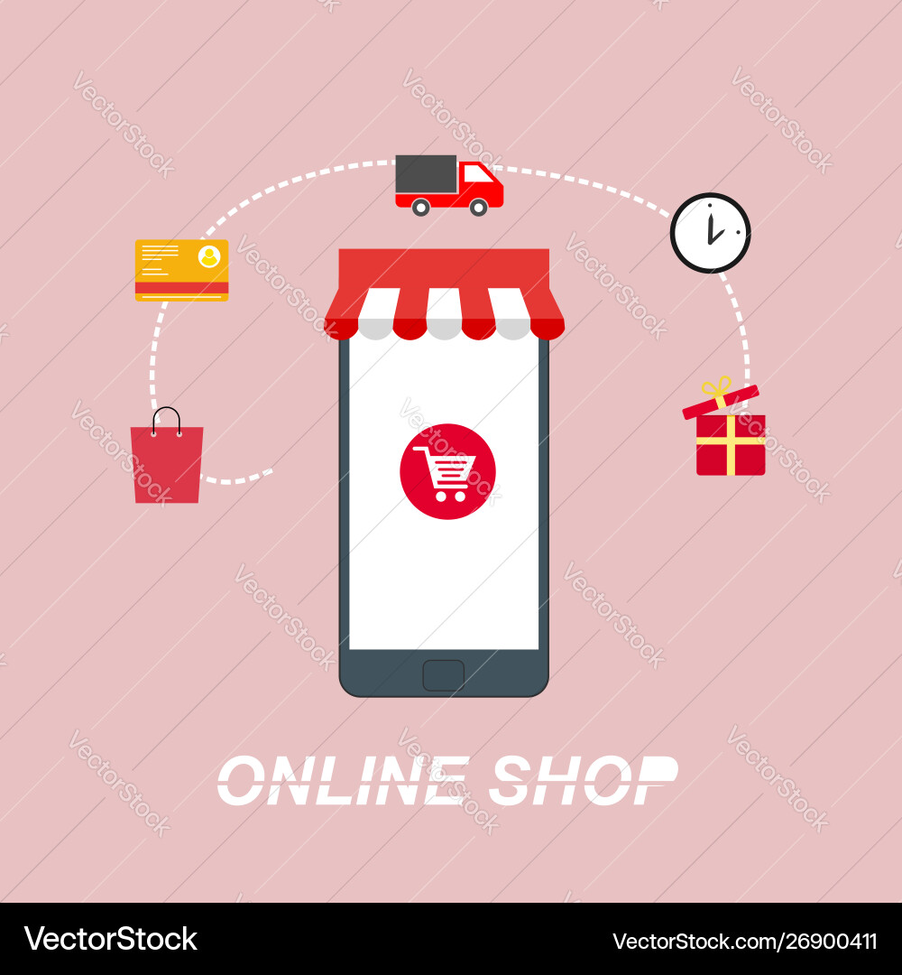 Modern flat design people and business concept Vector Image
