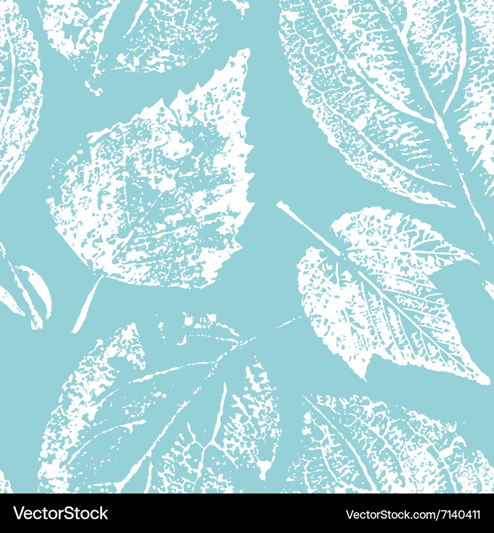 Skeleton Leaves Pattern vector image