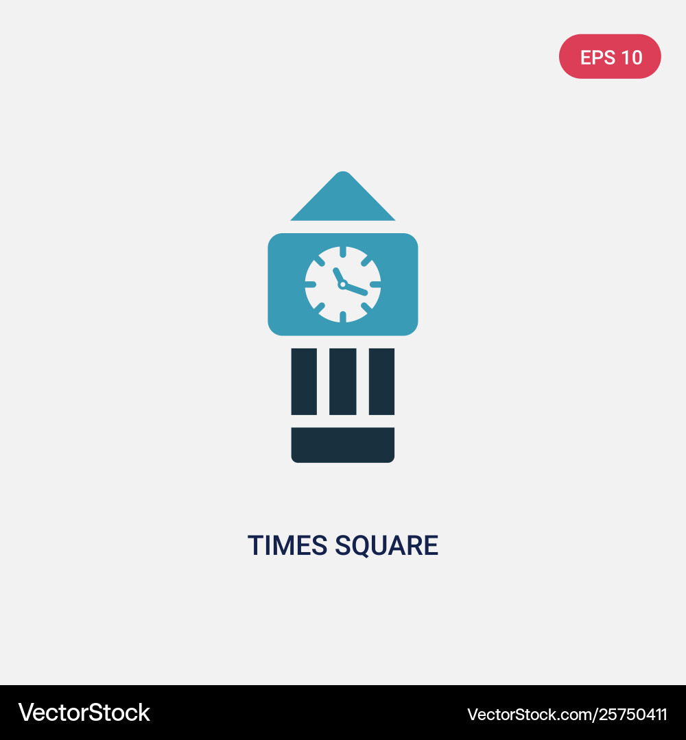 Two color times square icon from tools Two color times square icon from tools vector image