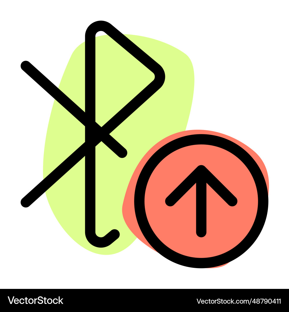 Using bluetooth technology to upload or transmit Vector Image