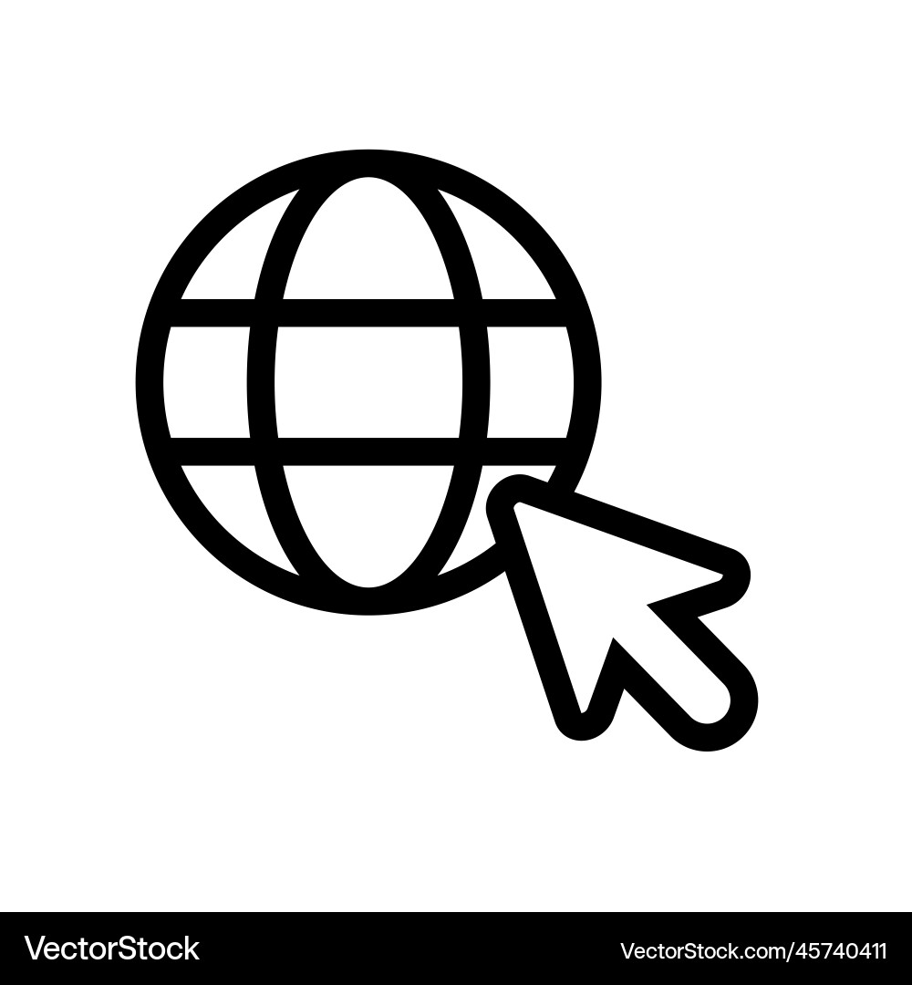 Website und Maus-Cursor-Symbole Website und Maus-Cursor-Symbole Vektorbild