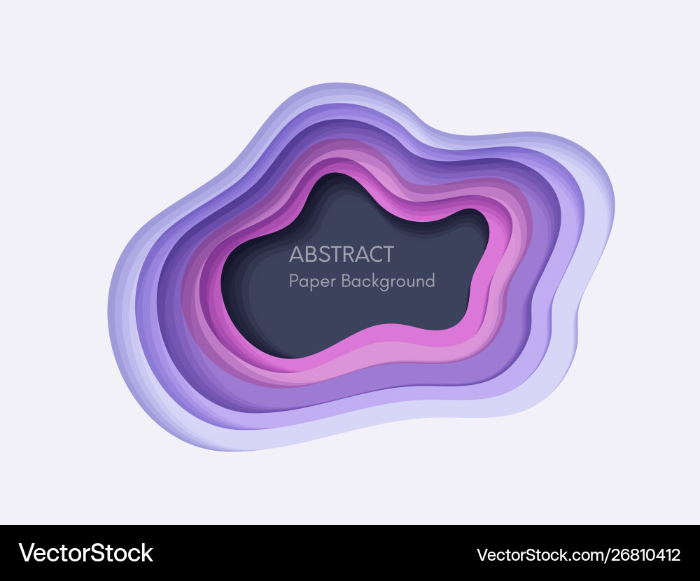 Abstract 3d background with papercut shapes paper Abstract 3d background with papercut shapes paper Vector Image