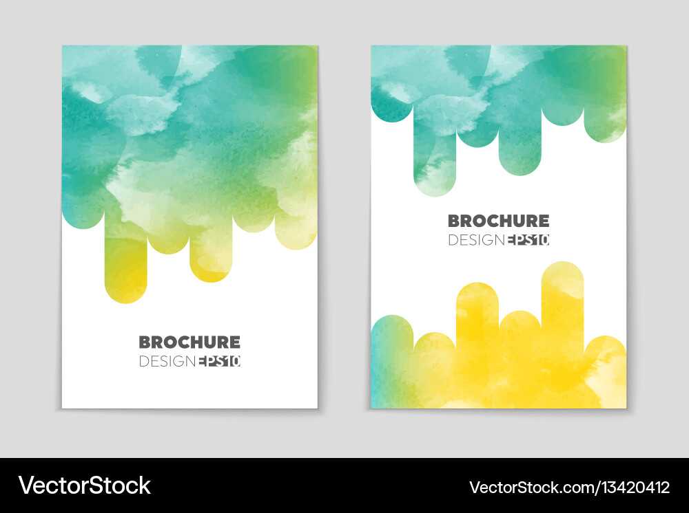 Abstract layout background set for art Vector Image