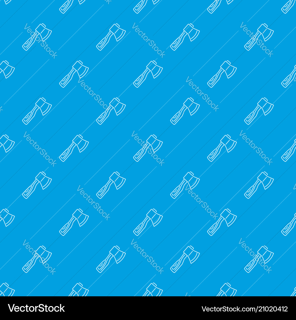 Axe with wooden handle pattern seamless Axe with wooden handle pattern seamless Vector Image