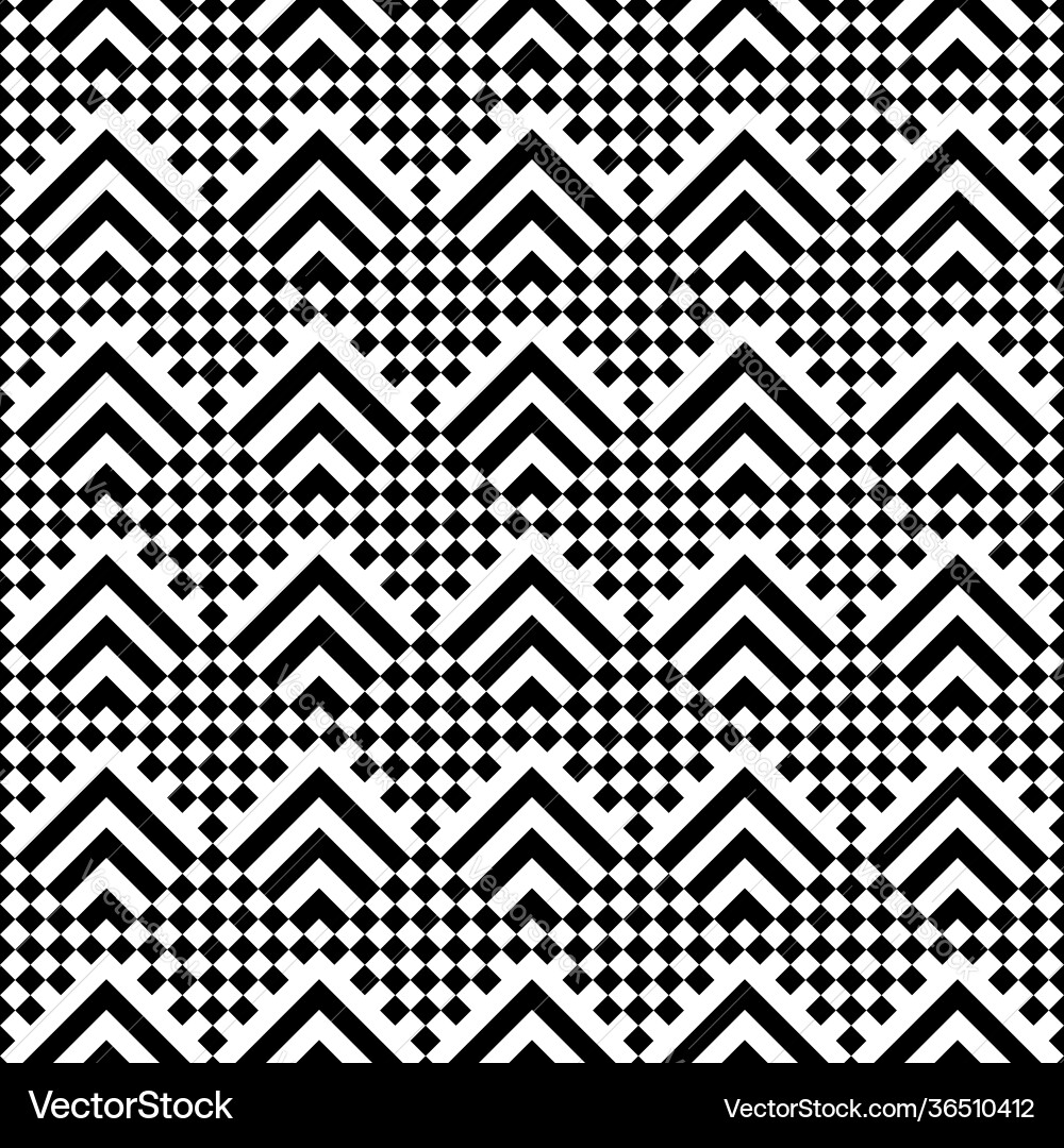 Geometric Checkered Pattern vector image