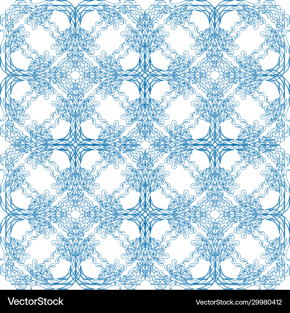 Openwork pattern blue lines Openwork pattern blue lines Vector Image