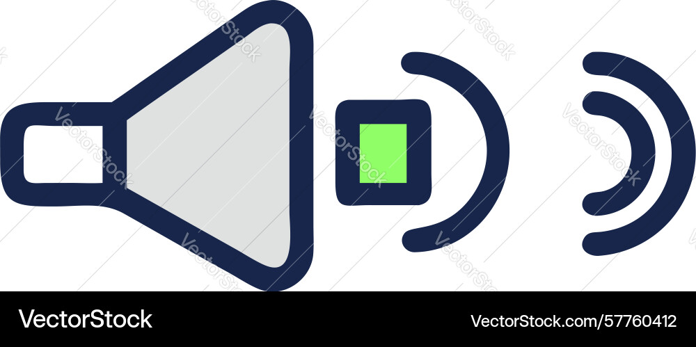 Secured volume icon design generative ai vector image