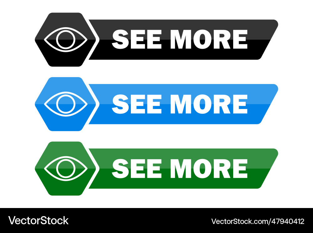 See more call to action button vector image