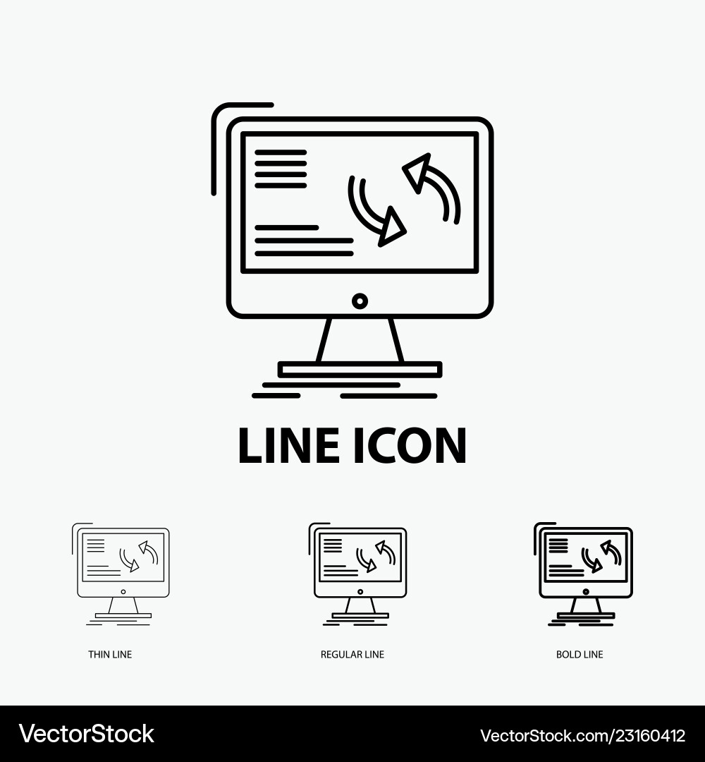 Synchronisieren von Informationsdaten-Computern vektorbild