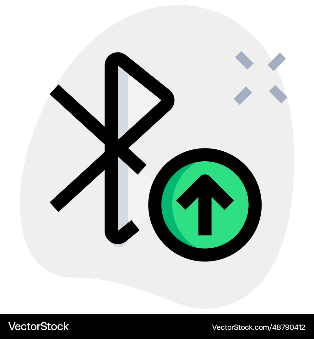 Using bluetooth technology to upload or transmit Vector Image