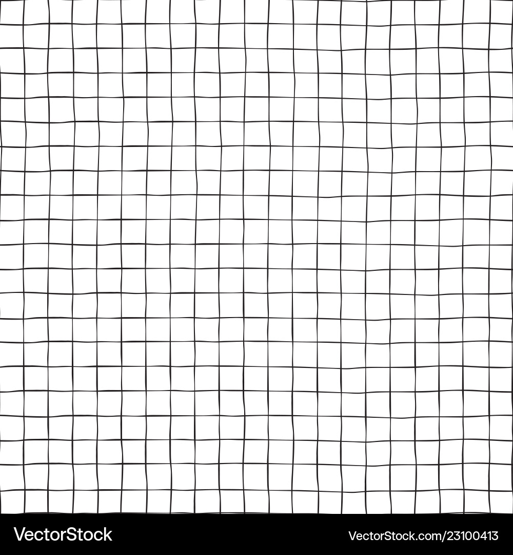 Black and White Grid Pattern Background vector image