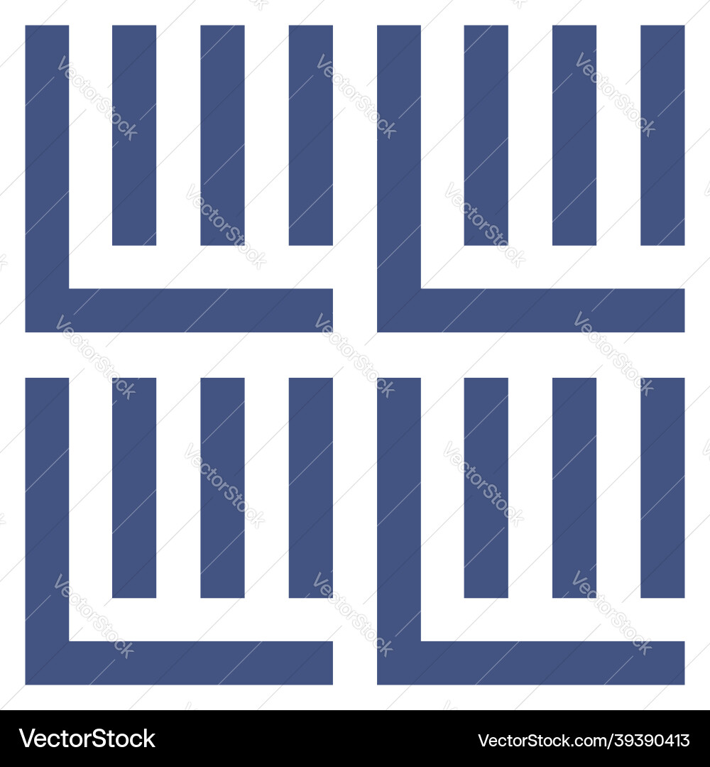 Geometric abstract pattern in retro colors Geometric abstract pattern in retro colors vector image