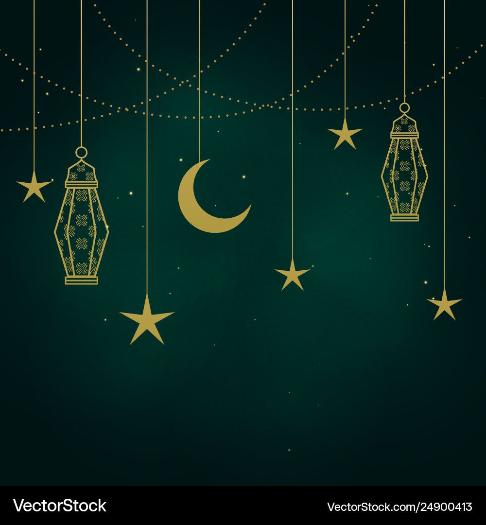 Islamic Celebration Background Vector Image
