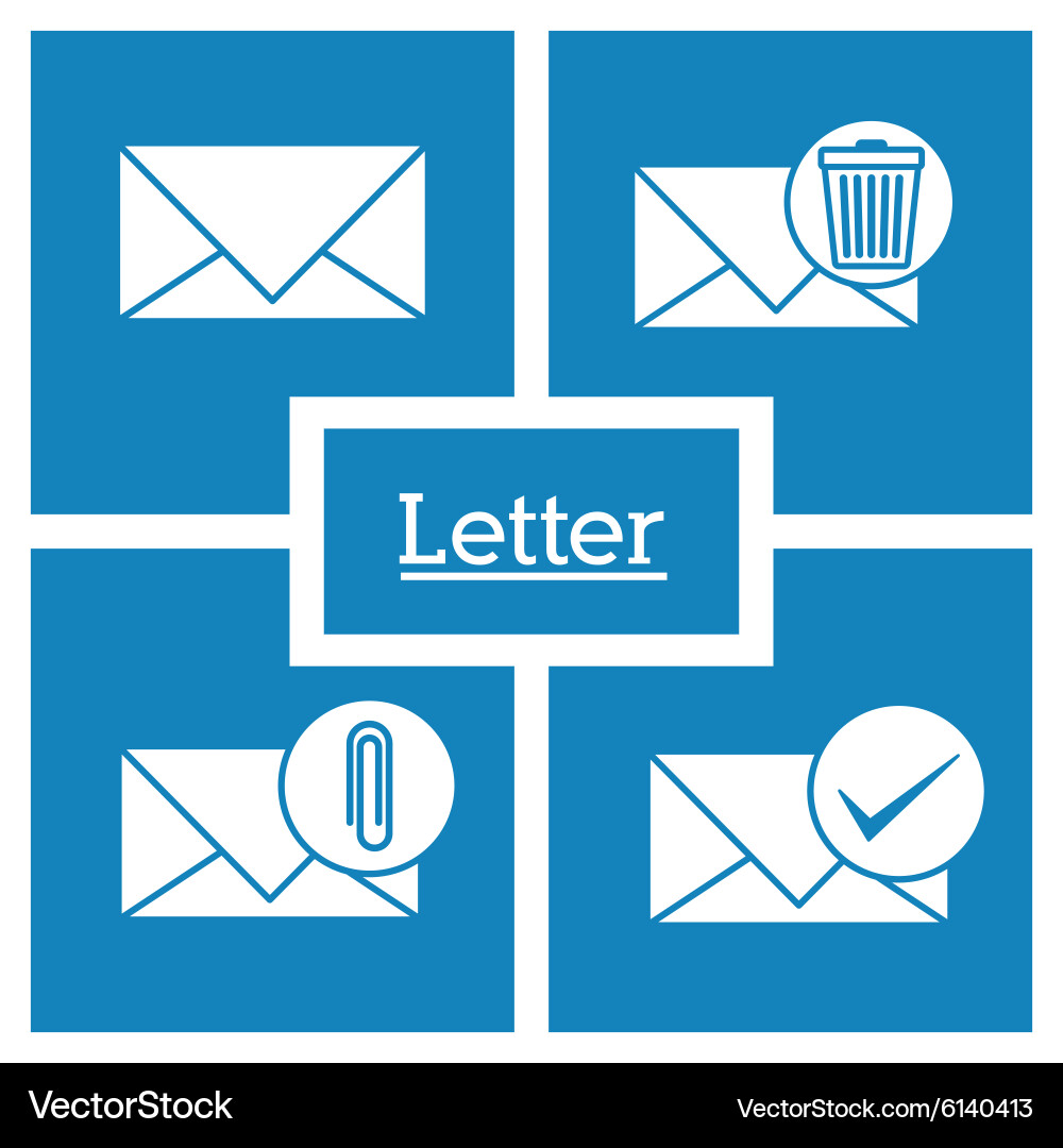 Message design vector image