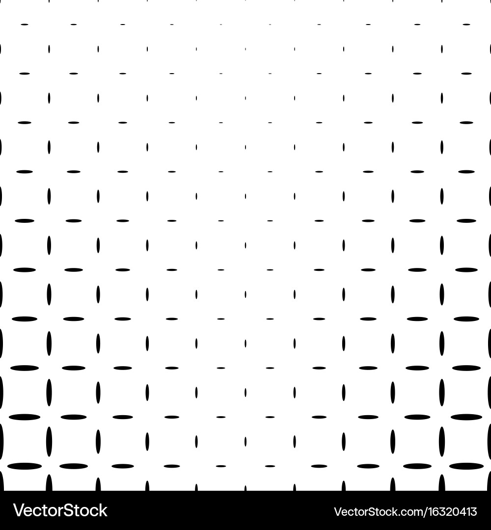 Monochrome abstract ellipse pattern background vector image