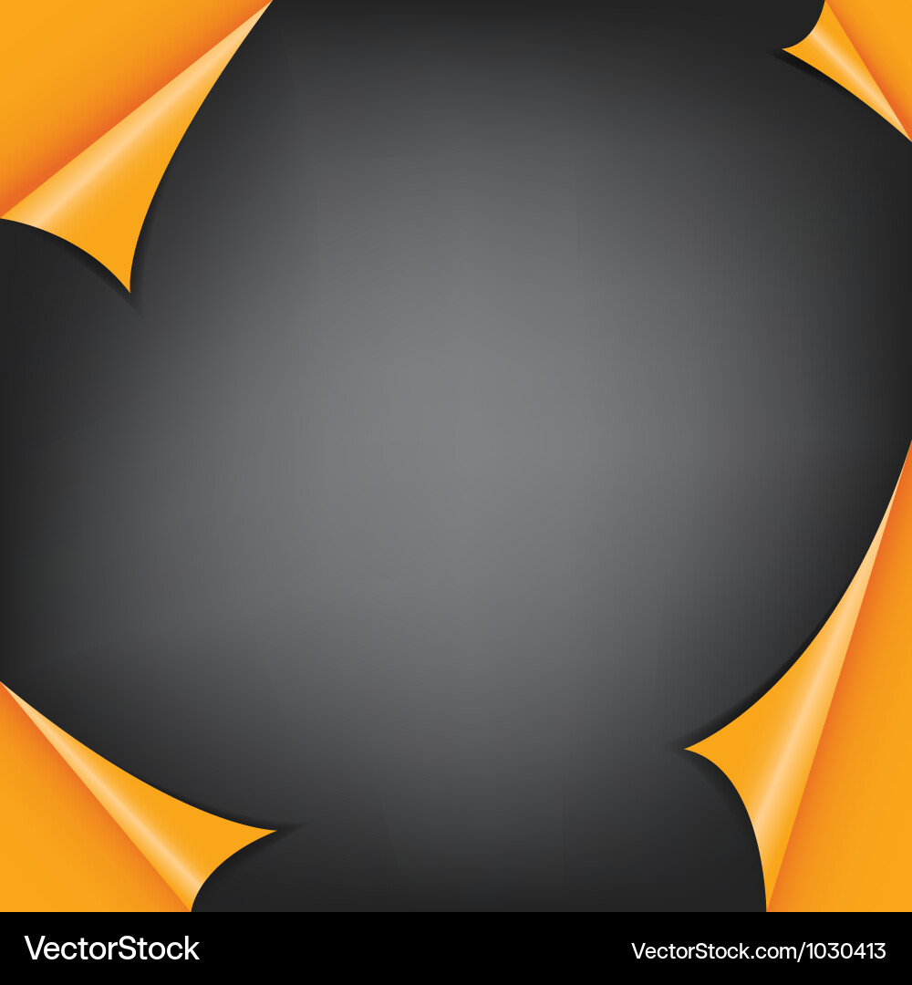 Paper with colour corner and place for your text Vector Image