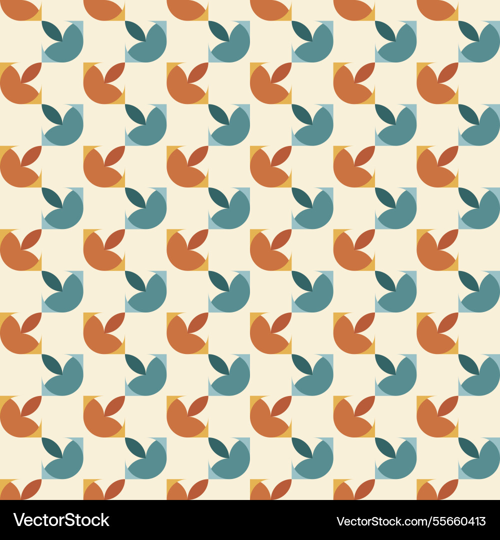 Retro abstract seamless diya pattern background Retro abstract seamless diya pattern background vector image