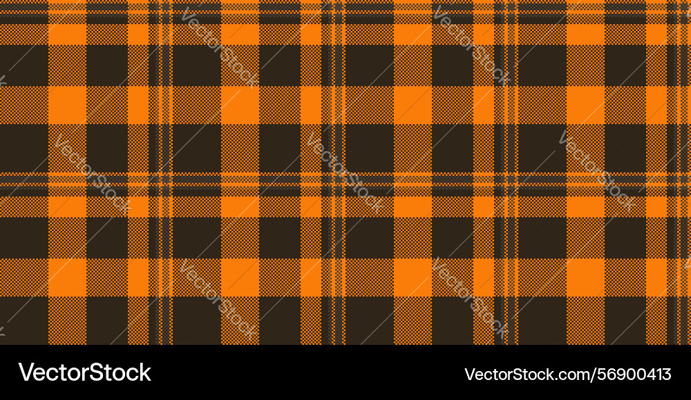 Warm rustic pattern a seamless checkered textile vector image