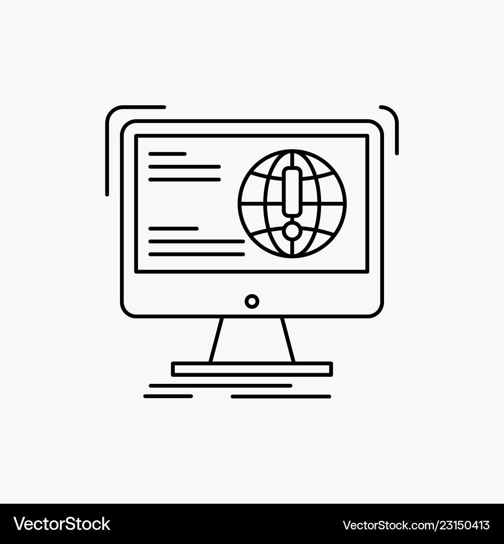 Website Development Icon Set vector image