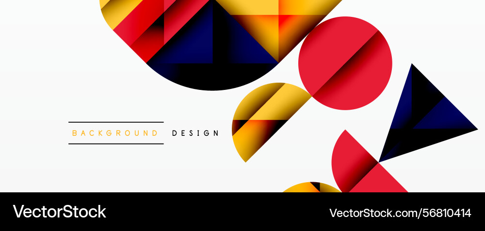 Abstract geometric shapes overlap creating Abstract geometric shapes overlap creating vector image