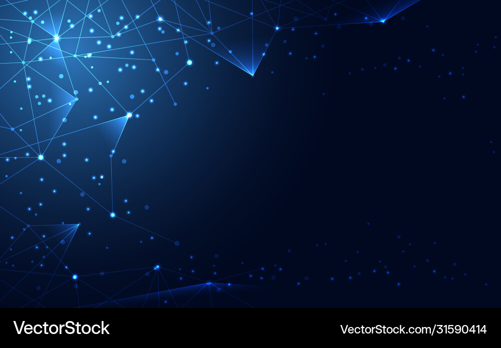 Abstract Network Technology Vector Image