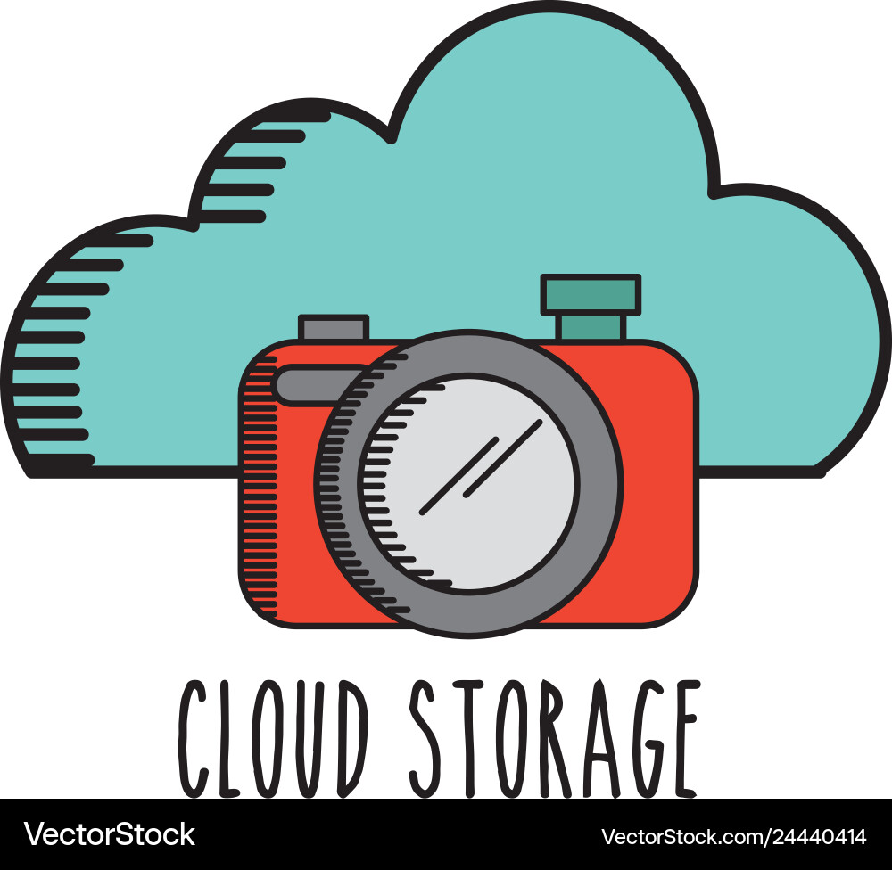 Cloud computing design Vector Image