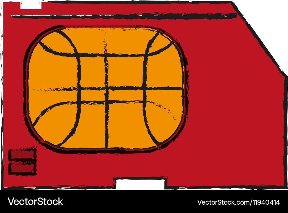 Isolated sim card device design vector image