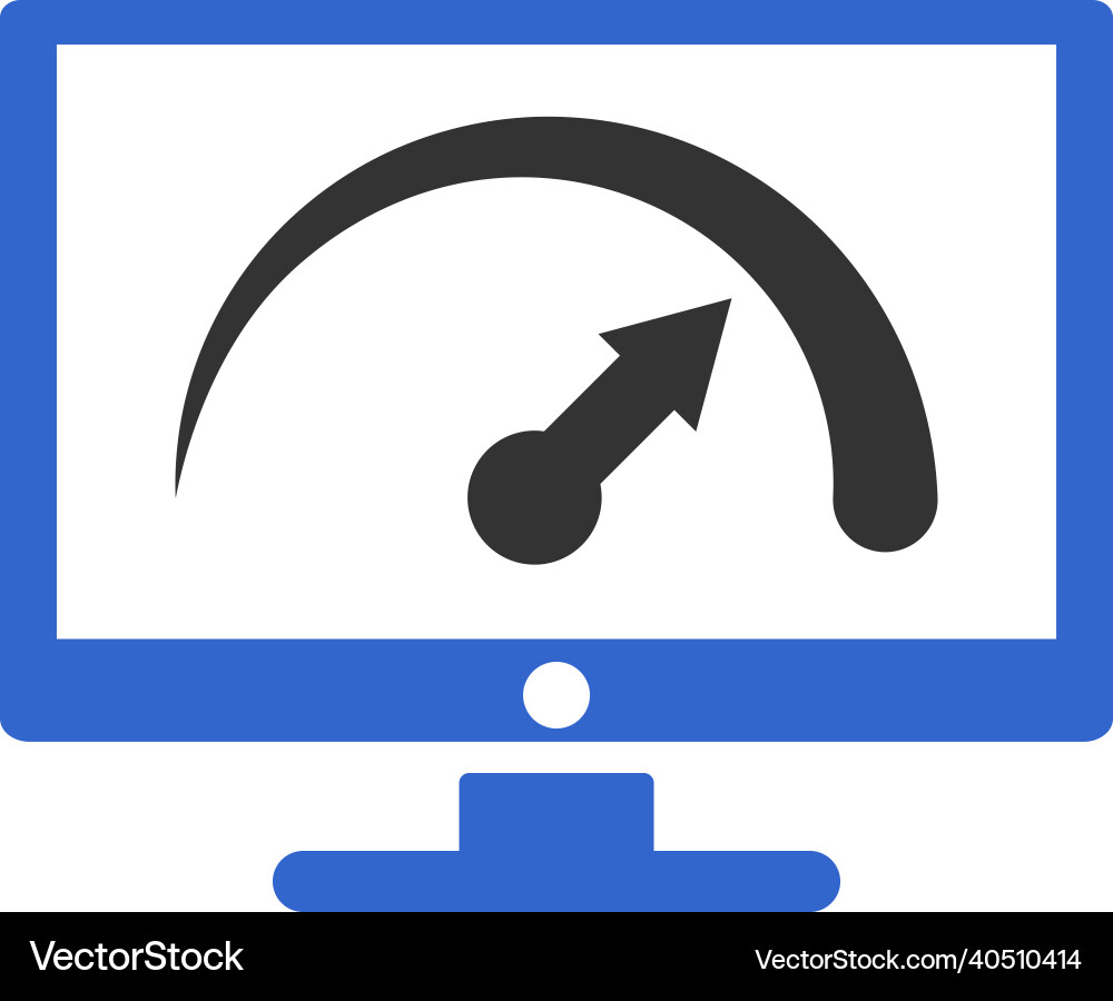 Performance analysis icon Performance analysis icon vector image
