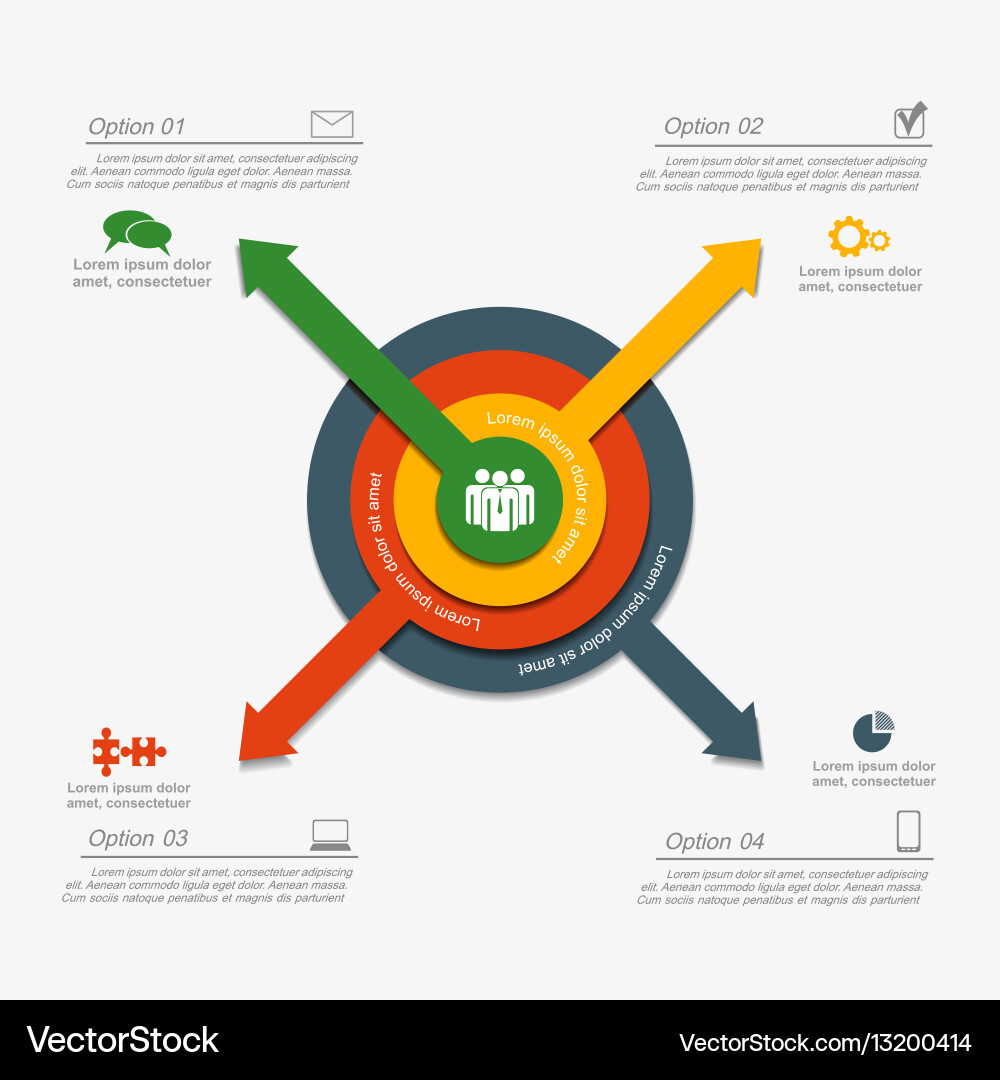 Template with place for your data Vector Image