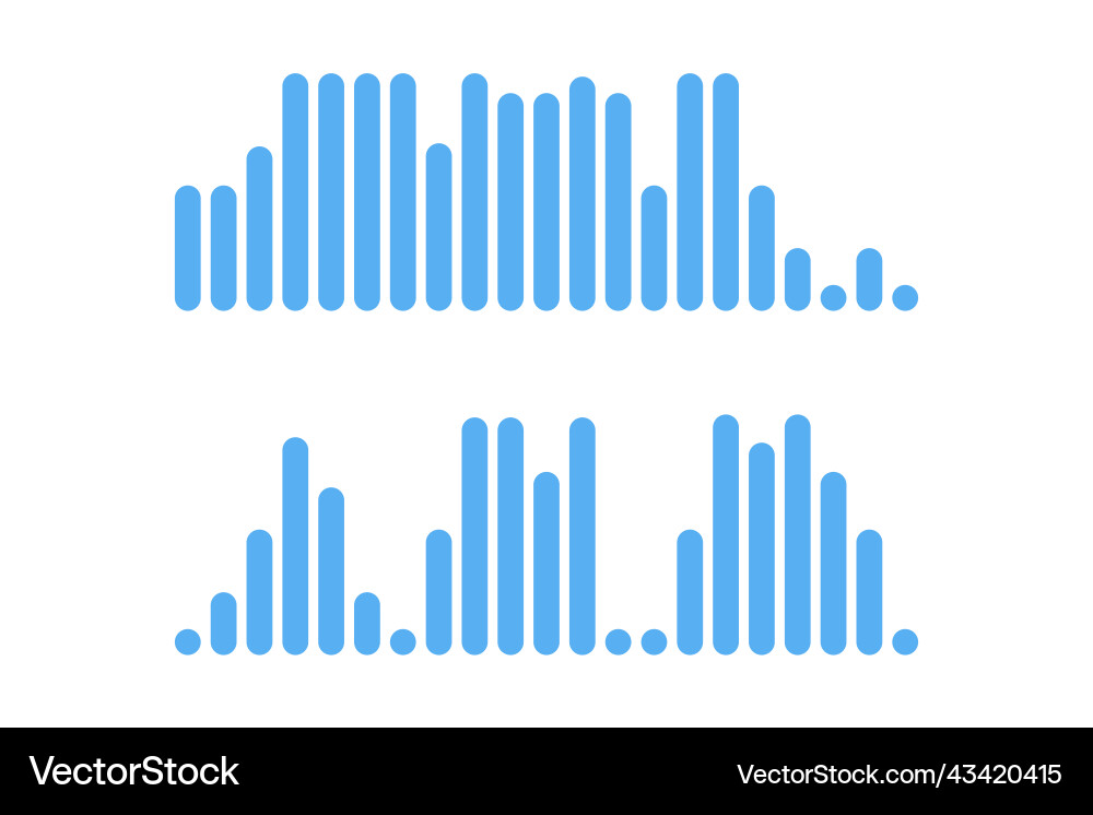 Aufnahme von Audio-Nachricht-Template ui-Element Aufnahme von Audio-Nachricht-Template ui-Element vektorbild