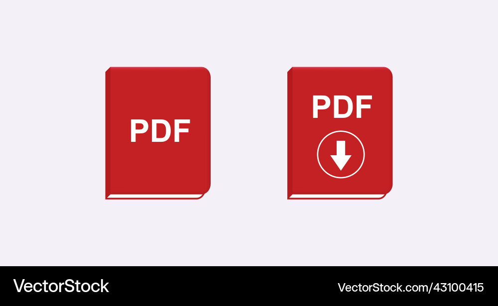 Elektronisches rotes Buch in pdf-Format Vorlage Elektronisches rotes Buch in pdf-Format Vorlage vektorbild