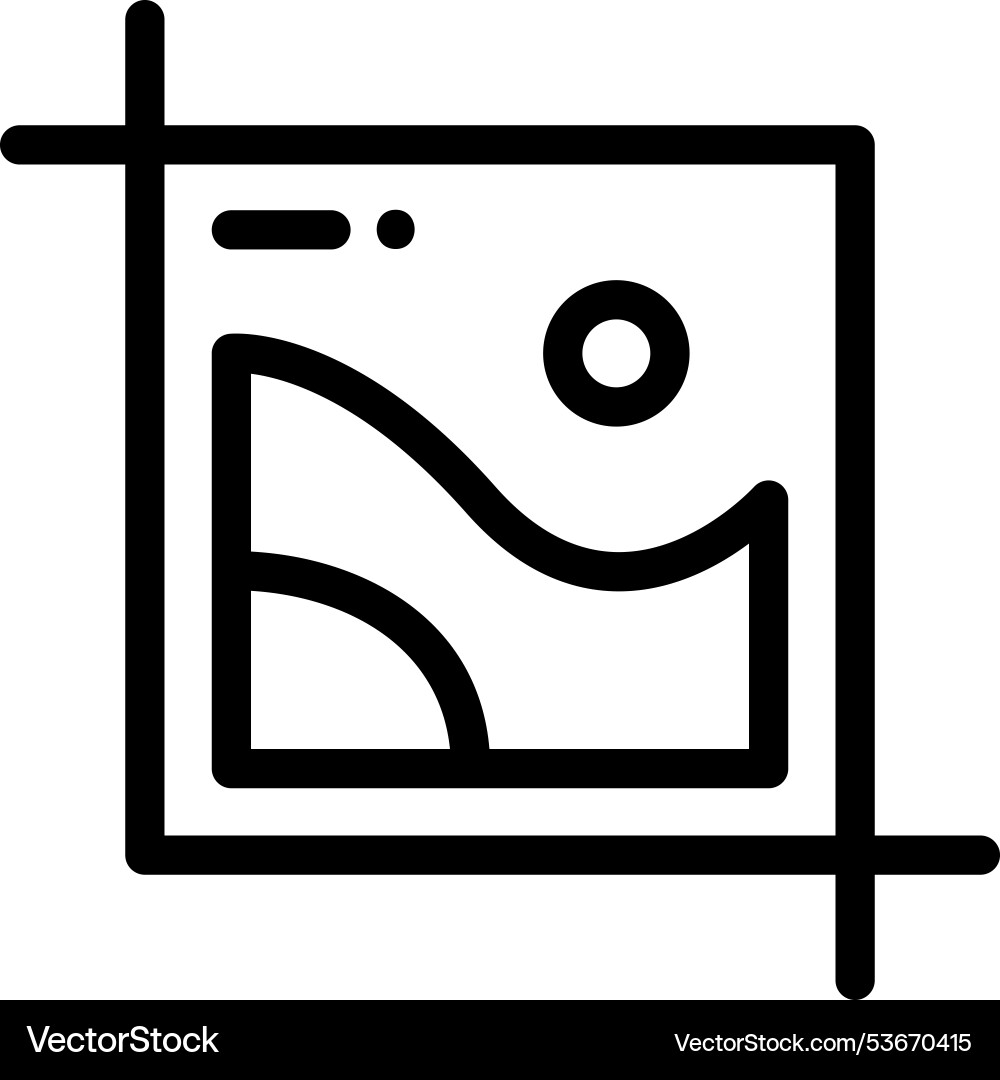 Fixed icon thin linear style design isolated Fixed icon thin linear style design isolated vector image
