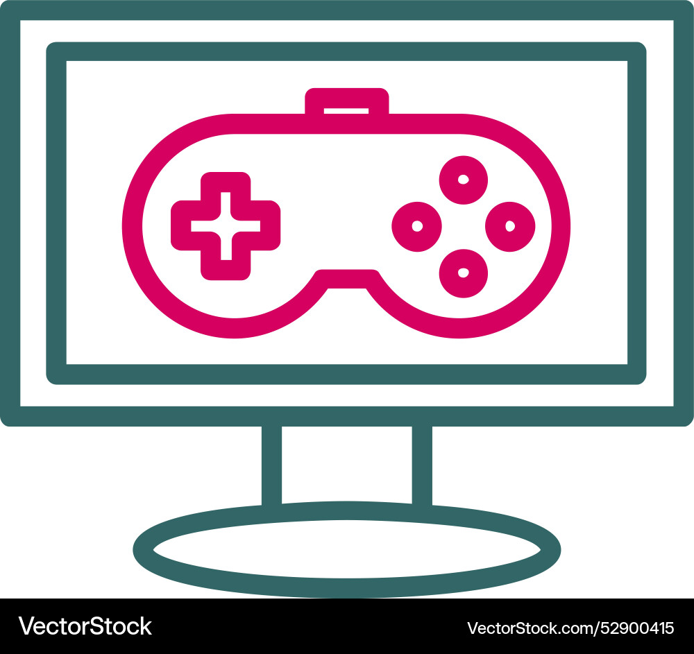 Game controller icon design Vector Image