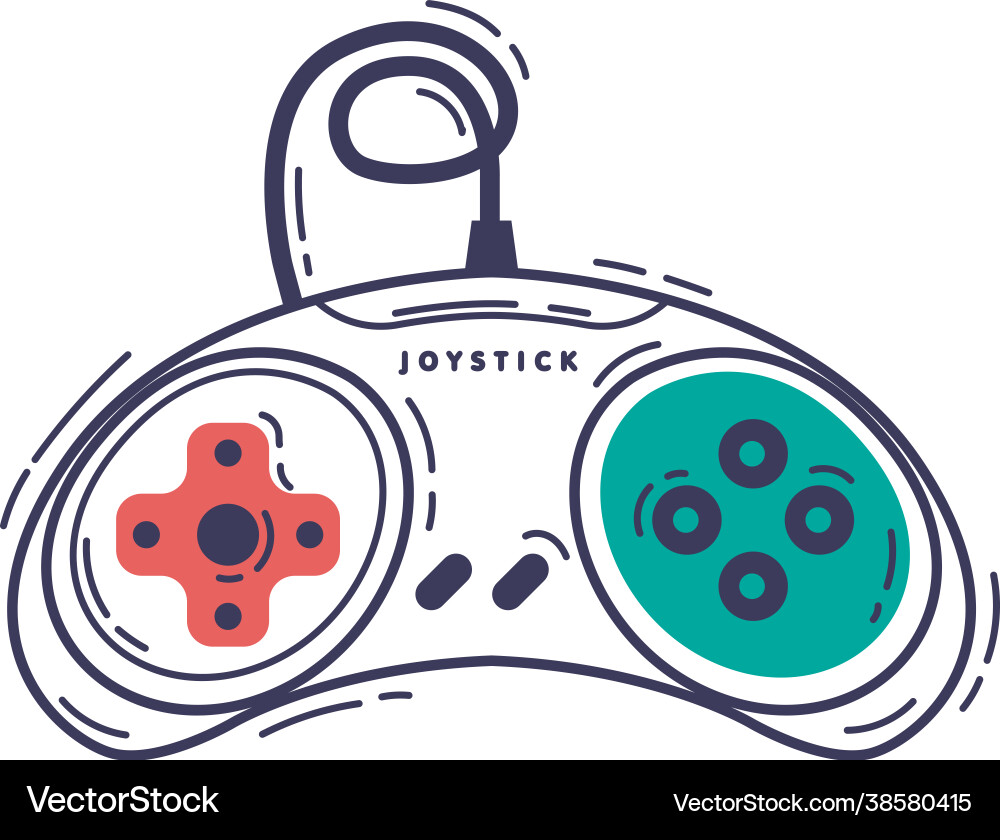 Video game controller player device Video game controller player device vector image