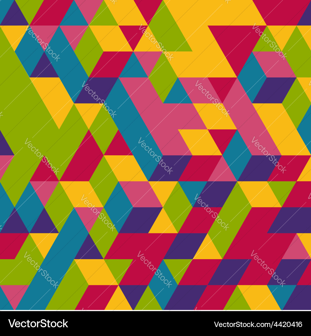 3d blocks structure background Vector Image