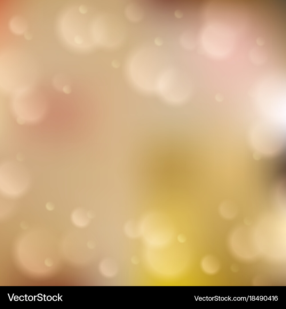 Blurred background with bokeh effect Vector Image
