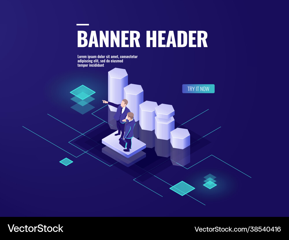 Data analysis and business statistic icon Data analysis and business statistic icon Vector Image