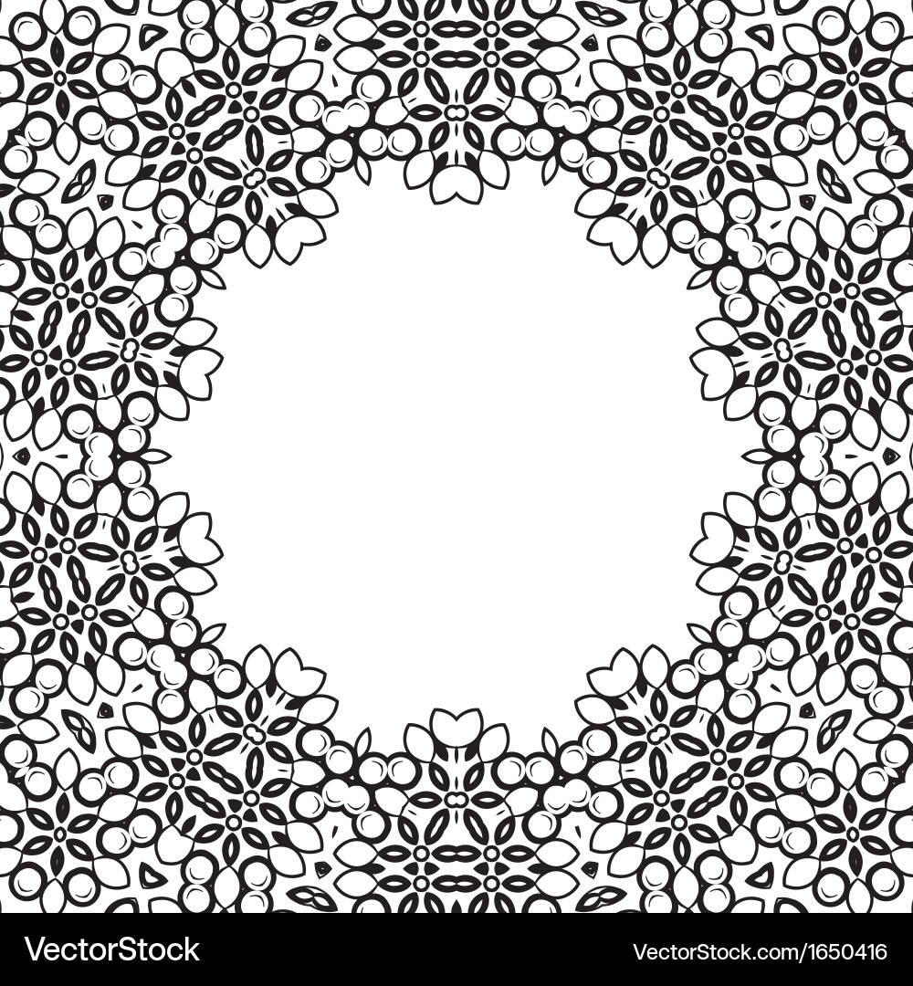 Formality circular devices of border frames vector image