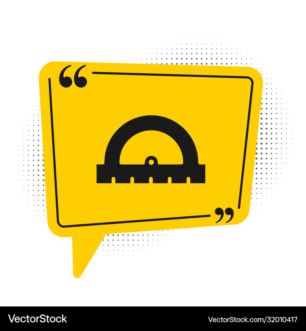 Black protractor grid for measuring degrees icon Black protractor grid for measuring degrees icon vector image