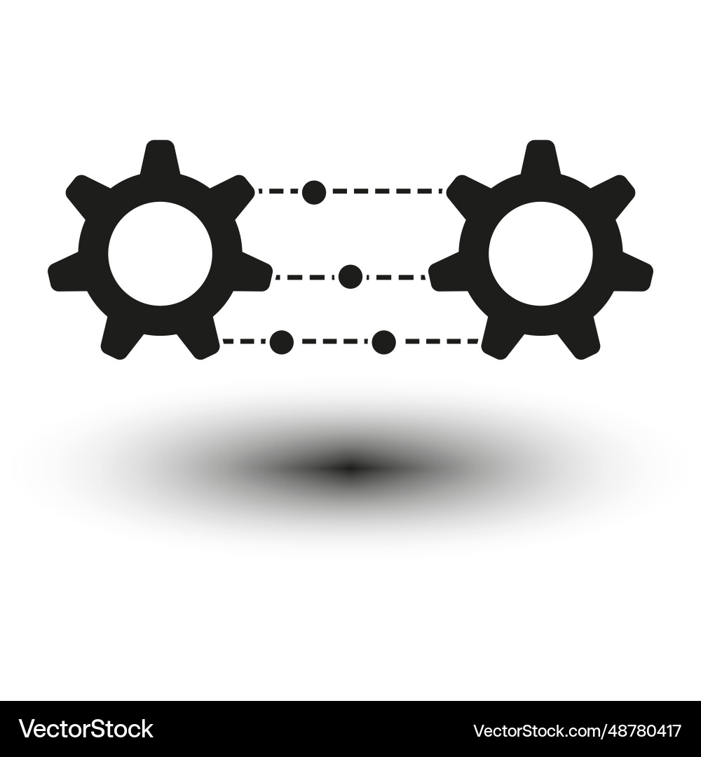 Cloud api icon software integration sign Cloud api icon software integration sign vector image