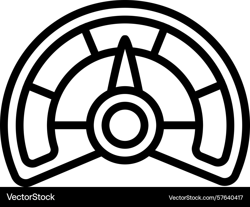 Multi speed line icon Multi speed line icon vector image