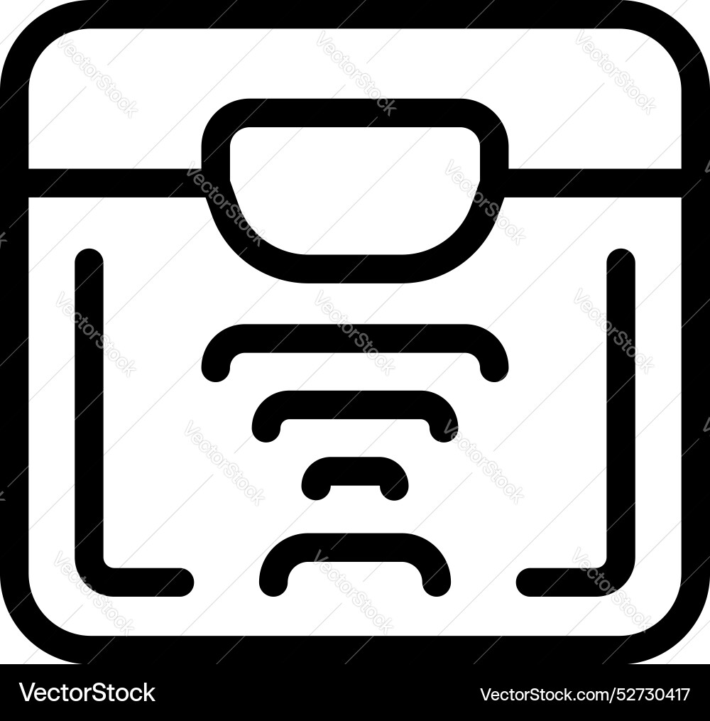Smart scale app showing body composition analysis Smart scale app showing body composition analysis vector image