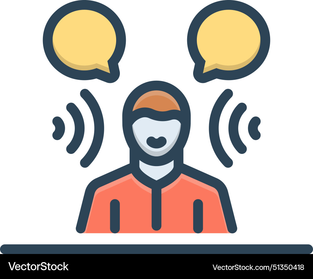 Active listening Royalty Free Vector Image - VectorStock