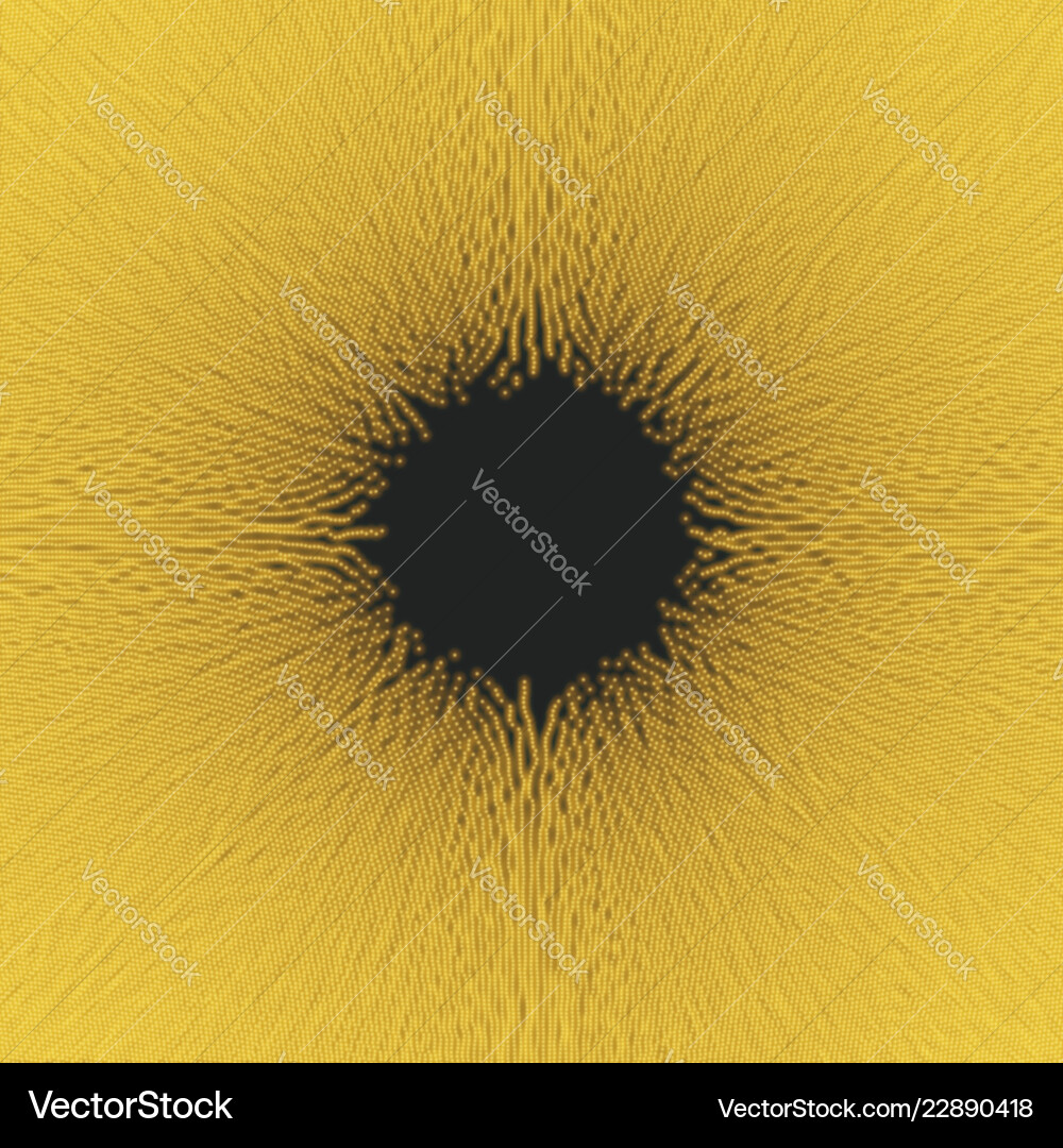 Array with dynamic particles glowing points Array with dynamic particles glowing points vector image