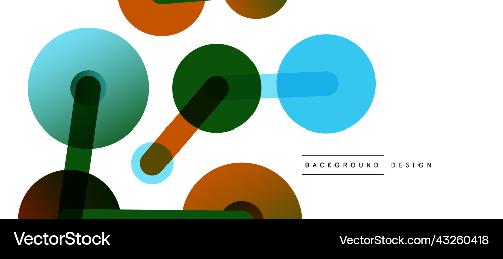 Network concept abstract background dots Vector Image