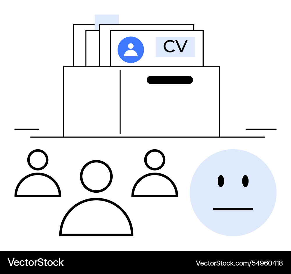 Organisierte cvs in Dateispeicher die Organisierte cvs in Dateispeicher die vektorbild