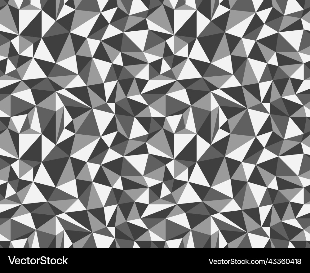 Polygonal Gray Pattern vector image